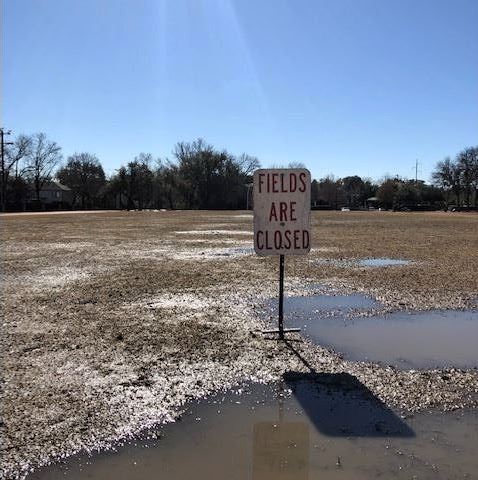 Fields Are Closed Sign