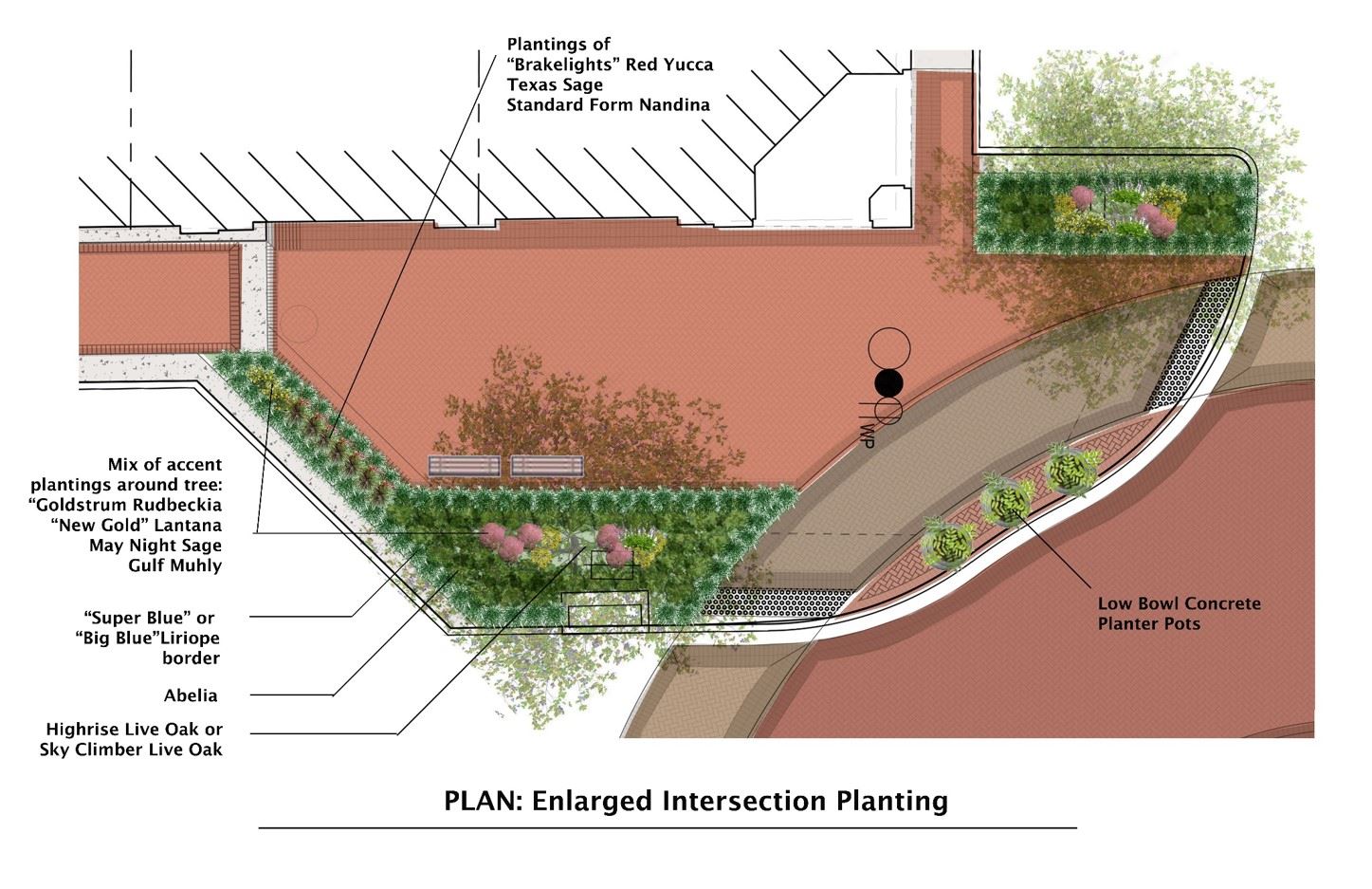 Snider Plaza - Update Paver Pattern for Crosswalk Areas