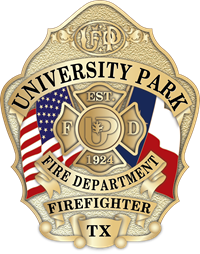 University Park Firefighter Badge