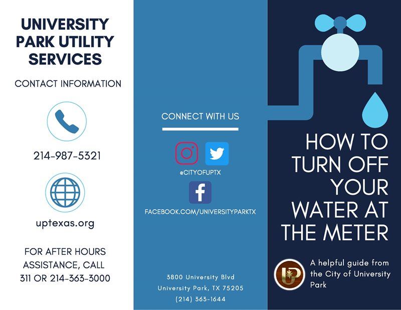 How to Turn Off Water at the Meter Brochure - Page 1