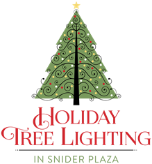 Holiday Tree Lighting in Snider Plaza